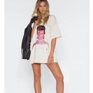 David Bowie shirt dress